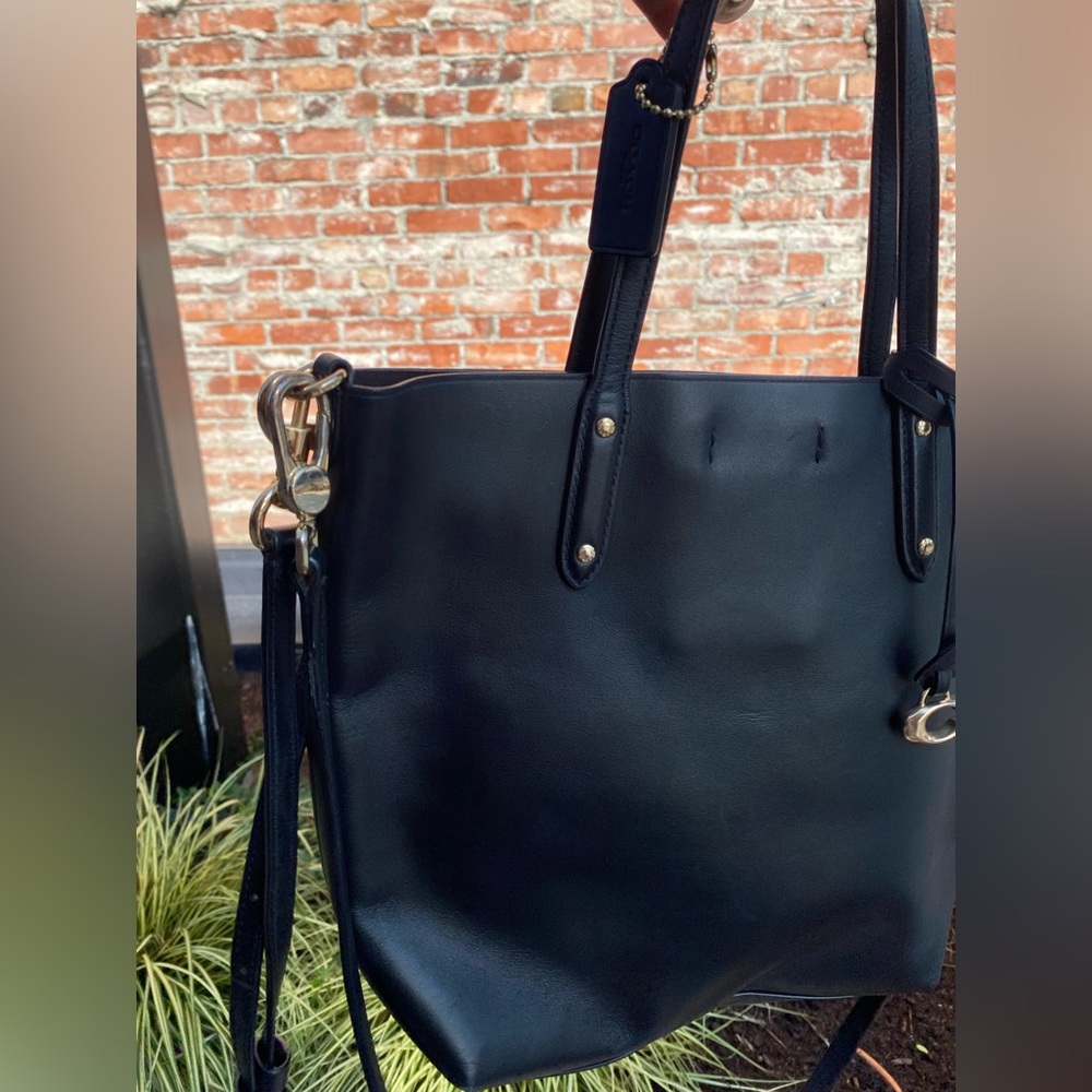 Coach Vintage 1980s Leather Shopper Tote Excellent Condition - Picture 11 of 15